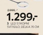 3 LED STROPNÍ SVÍTIDLO