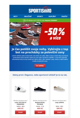 akční leták Sportisimo 8.8.2021-13.8.2021
