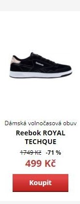 Dámská volnočasová obuv Reebok ROYAL TECHQUE