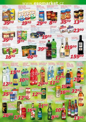 akční leták ESO MARKET 11.8.2021-22.8.2021