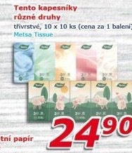 Papírové kapesníčky 3vrstvé Tento