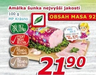 Šunka Amálka nejvyšší jakosti Krásno