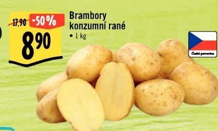 Brambory konzumní rané