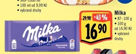 Čokoláda Milka
