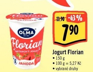 Jogurt smetanový Florian Olma
