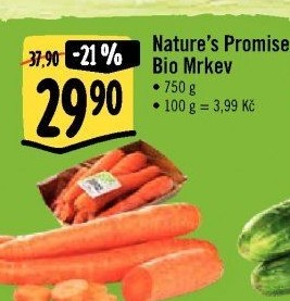 Mrkev bio Nature'