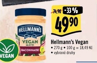 Omáčky Vegan Hellmann'