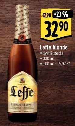 Pivo Blonde Blond Leffe