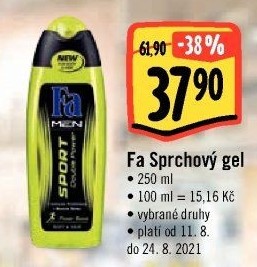 Sprchový gel Fa