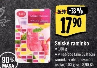 Šunka selské ramínko LE&amp