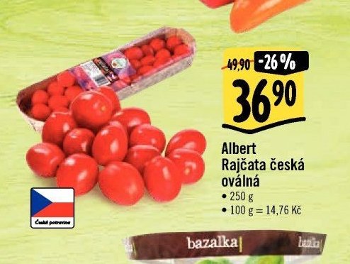 Albert Rajčata česká oválná