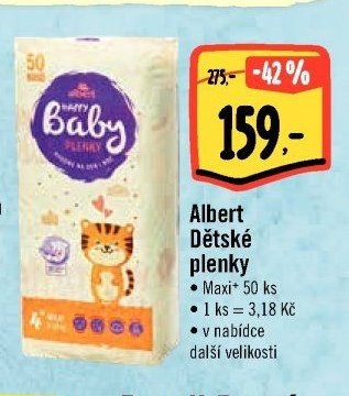 Albert Dětské plenky