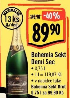 Bohemia Sekt Demi Sec