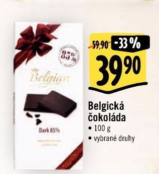 Čokoláda Belgian