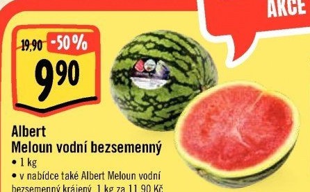 Meloun vodní bezsemenný Albert