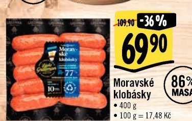 Moravské klobásky Láďa Grileman Kostelecké uzeniny