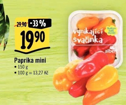 Papriky mini Albert