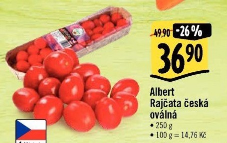 Rajčata oválná Albert