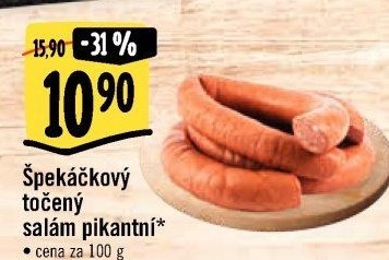 Salám špekáčkový pikantní točený