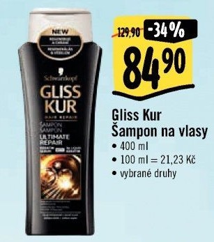 Šampon Gliss Kur Schwarzkopf