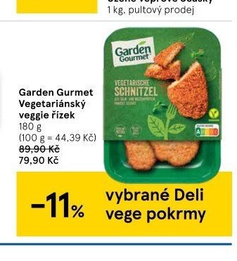 Garden Gurmet Vegetariánský veggie řízek