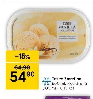 Tesco Zmrzlina