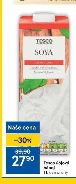 Tesco Sójový nápoj