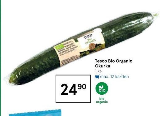 Tesco Bio Organic Okurka