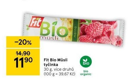 Fit Bio Müsli tyčinka 30 g