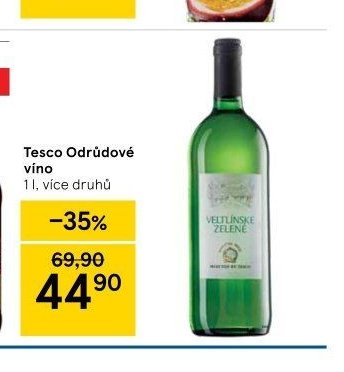 Tesco Odrůdové víno