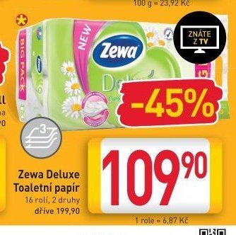Zewa Deluxe Toaletní papír
