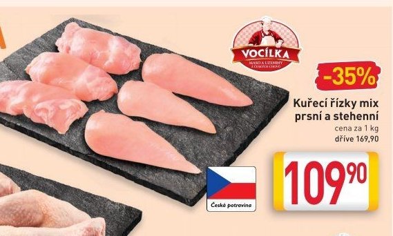 Kuřecí řízky mix prsní a stehenní