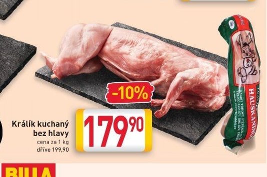 Králík kuchaný bez hlavy