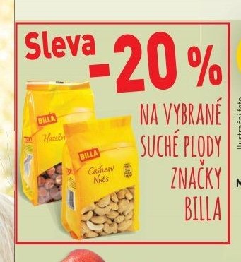 Suché plody značky BILLA