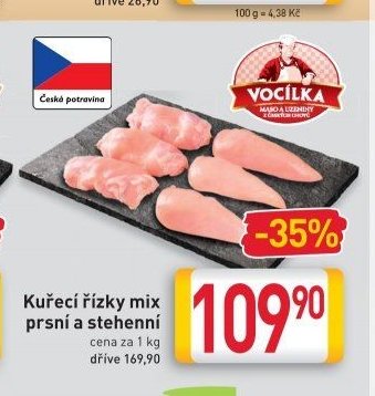 Kuřecí řízky mix prsní a stehenní