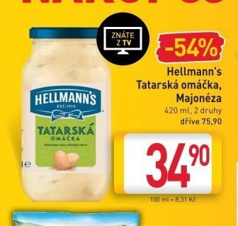 Hellmann's Tatarská omáčka, Majonéza