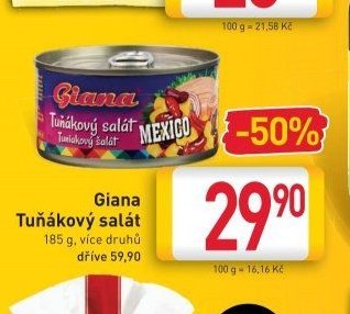 Giana Tuňákový salát