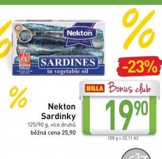 Nekton Sardinky