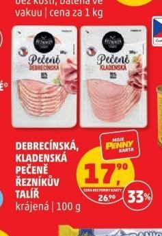 DEBRECÍNSKÁ, KLADENSKÁ PEČENĚ ŘEZNÍKŮV TALÍŘ
