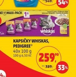 KAPSIČKY WHISKAS, PEDIGREE