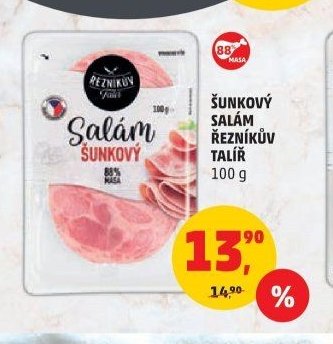 ŠUNKOVÝ SALÁM ŘEZNÍKŮV TALÍŘ