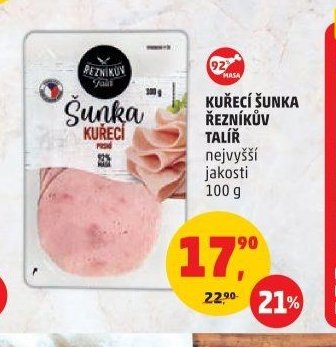 KUŘECÍ ŠUNKA ŘEZNÍKŮV TALÍŘ