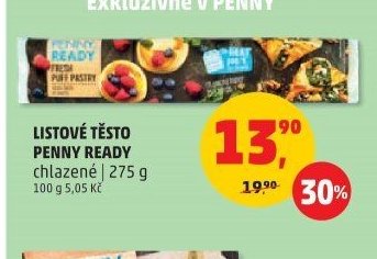 LISTOVÉ TĚSTO PENNY READY