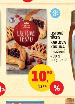 Listové těsto Karlova Koruna