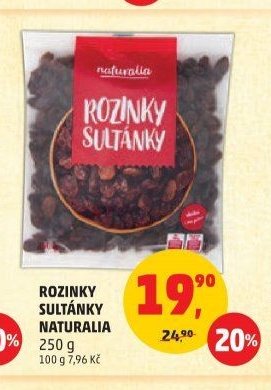 ROZINKY SULTÁNKY NATURALIA