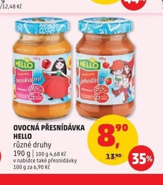 Ovocná přesnídávka Hello