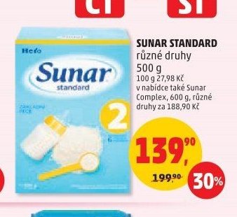 SUNAR STANDARD různé druhy 500 g