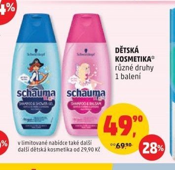 DĚTSKÁ KOSMETIKA Schauma různé druhy