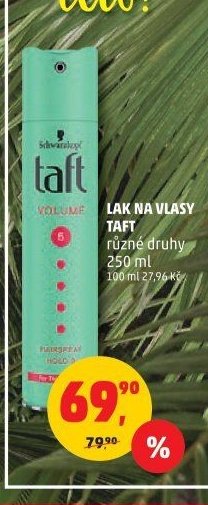 LAK NA VLASY TAFT různé druhy 250 ml