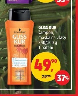 GLISS KUR šampon, maska na vlasy 250/100 g